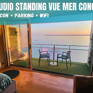 - L'iroizh - - Vue Panoramique - Standing Des Sables Blancs - Parking - Draps & Serviettes Inclus - Near Thalassotherapy - Wifi - Concarneau